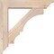 Ekena Millwork Balboa Traditional Smooth Bracket w/ Offset Brace, Douglas Fir, 5 1/2"W x 24"D x 24"H BKT0604X24X24BOA01SDF - alternate 3